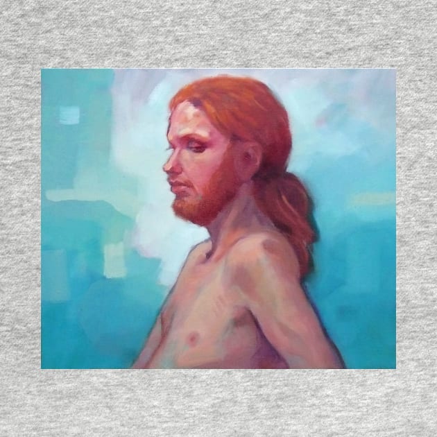 The Man with Red Hair ~oil painting by rozmcq